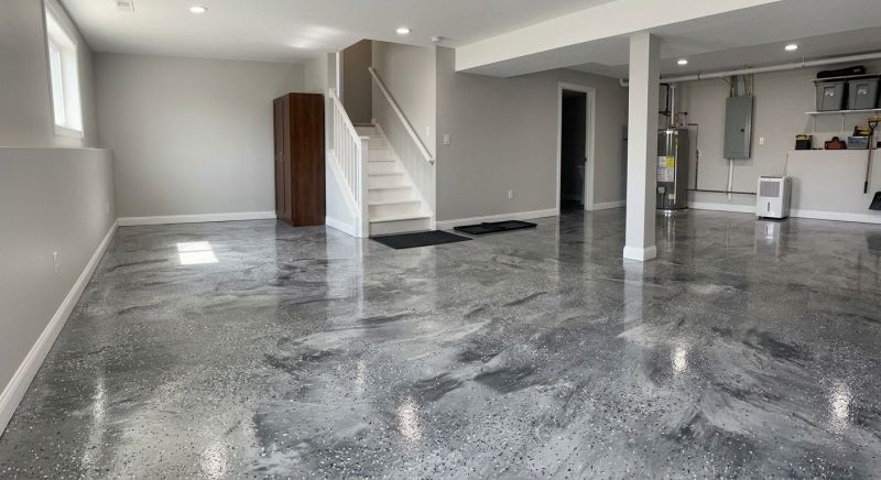 Basement Floor Epoxy Service in Winston Salem, NC