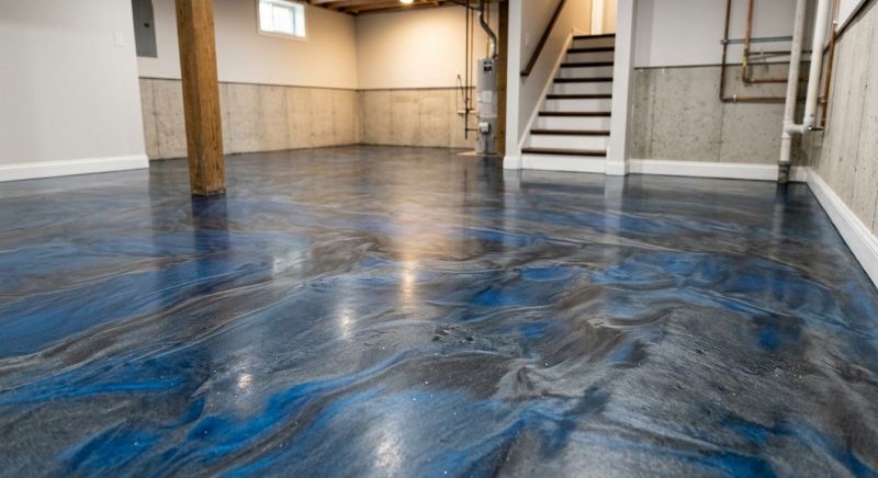 Basement Floor Epoxy Service in Charlotte, NC