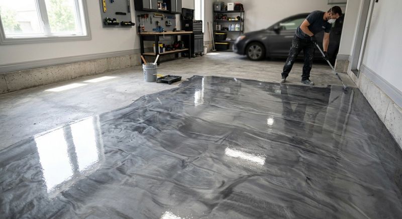 Basement Floor Epoxy Service in Alexandria, VA