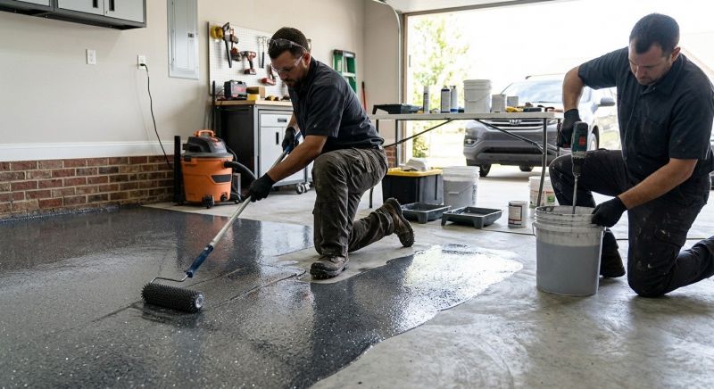 Concrete Floor Coating Service in Raleigh, NC