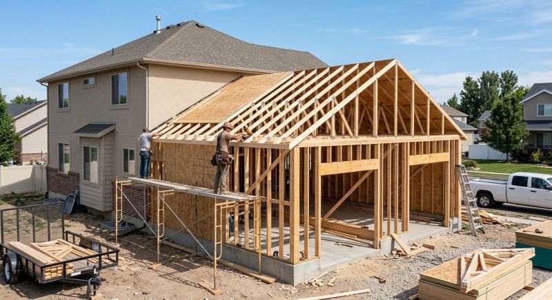 Detached Garage Construction in South Houston, TX