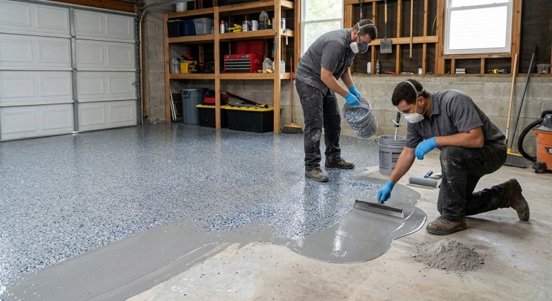 Garage Concrete Coating in Columbia, SC