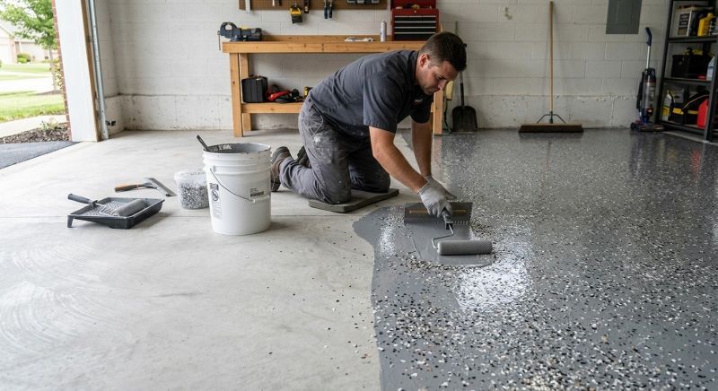 Garage Floor Renovation in Alexandria, VA