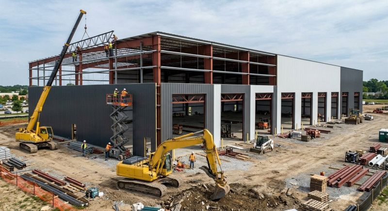Industrial Garage Construction in Mount Pleasant, SC