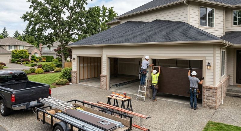 Three Car Garage Installation in North Charleston, SC
